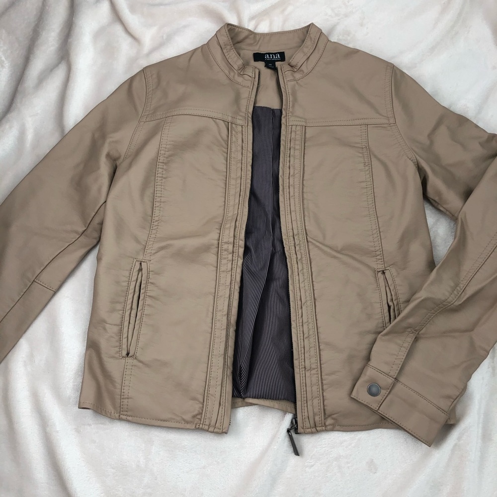 NWT A.N.A faux leather jacket
